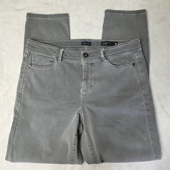 J. Jill Denim Authentic‎ Fit Slim Ankle Jeans Gray 10 - Picture 3 of 11